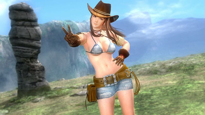 The cowgirl clothes which have high "dead or ARA Eve 5 last round" breast or erotic exposure degree! 8
