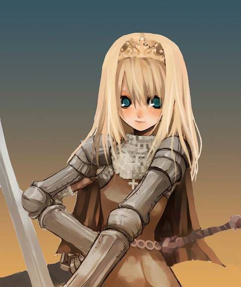 [70 pieces] The two-dimensional girl fetishism image which a girl has a sword and a knife, a knife toward. 18 [SORD] 63