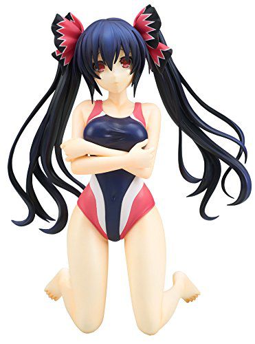 The figure skating that the breast or the buttocks dressed in the erotic swimming race swimsuit of "ネプテューヌ" ノワール are erotic! 3