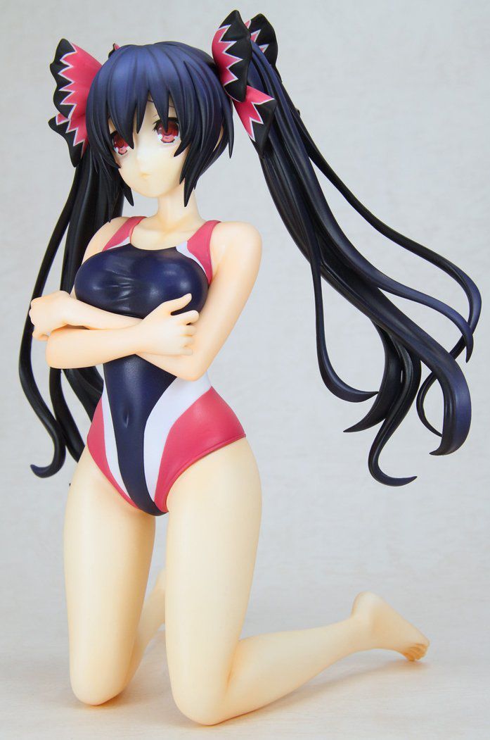 The figure skating that the breast or the buttocks dressed in the erotic swimming race swimsuit of "ネプテューヌ" ノワール are erotic! 8