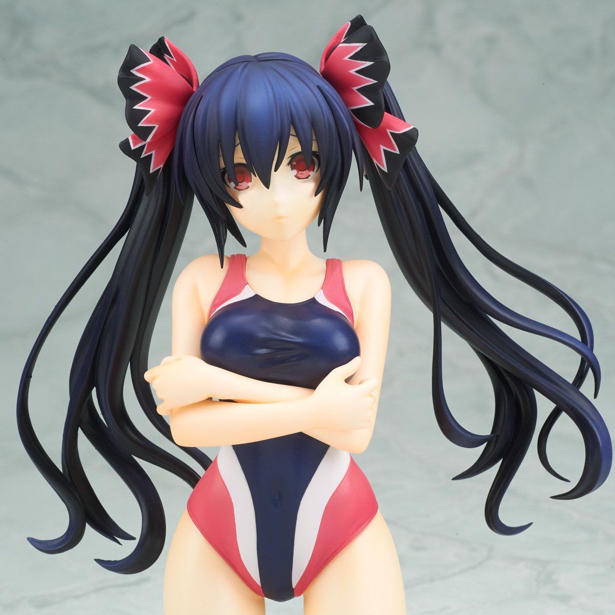 The figure skating that the breast or the buttocks dressed in the erotic swimming race swimsuit of "ネプテューヌ" ノワール are erotic! 9