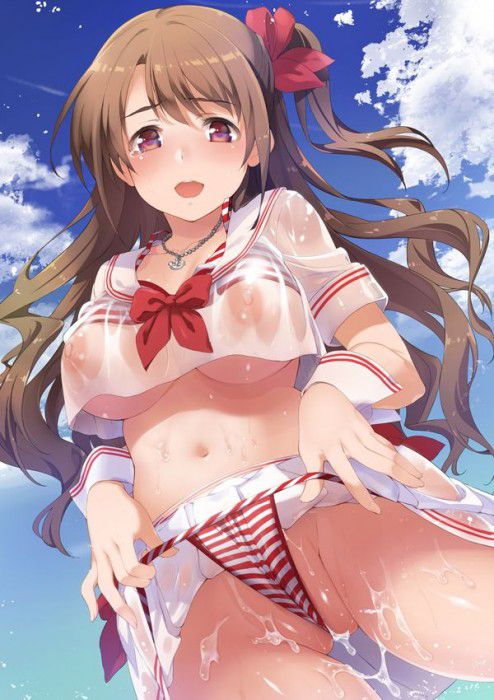 【Erotic Anime Summary】 Beautiful women and beautiful girls whose cute nipples are seen through and transparent 【Secondary erotic】 9