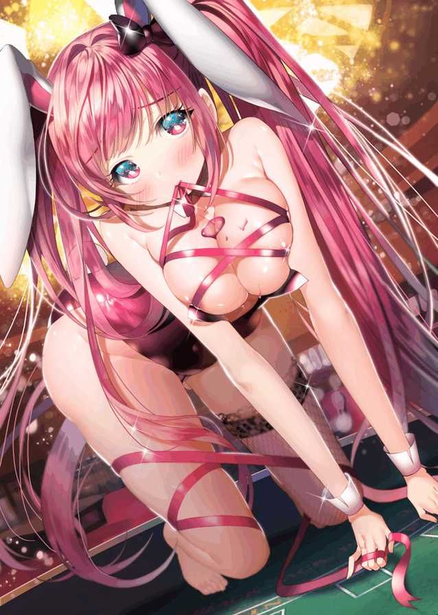 A bunny girl is too erotic; a man! Eroticism image of the bunny who wants to make a grab at buttocks 8