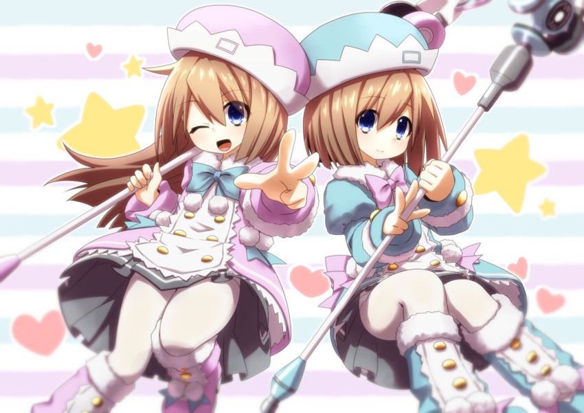 [33 pieces] I want Lolly twins younger sister of super dimension ゲイムネプテューヌ, ROM lamb to perform Lolly twins sisters lesbianism! 10