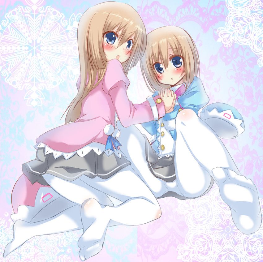 [33 pieces] I want Lolly twins younger sister of super dimension ゲイムネプテューヌ, ROM lamb to perform Lolly twins sisters lesbianism! 21