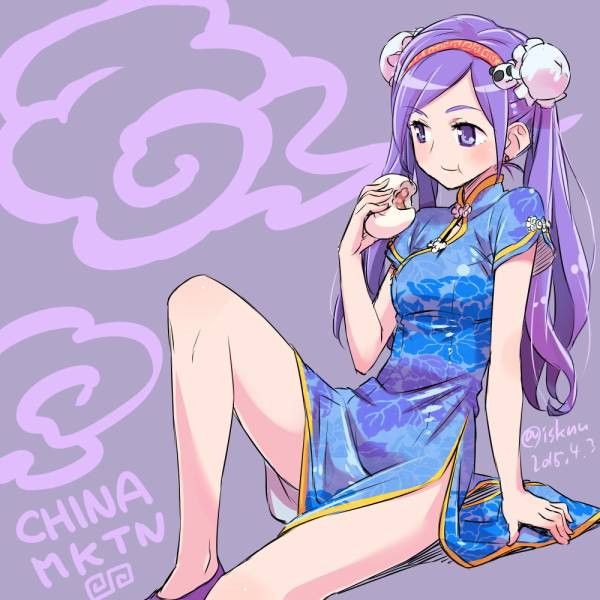 The thread that the guy who put an image of the most cute qipao can insert a handle in a slit 17