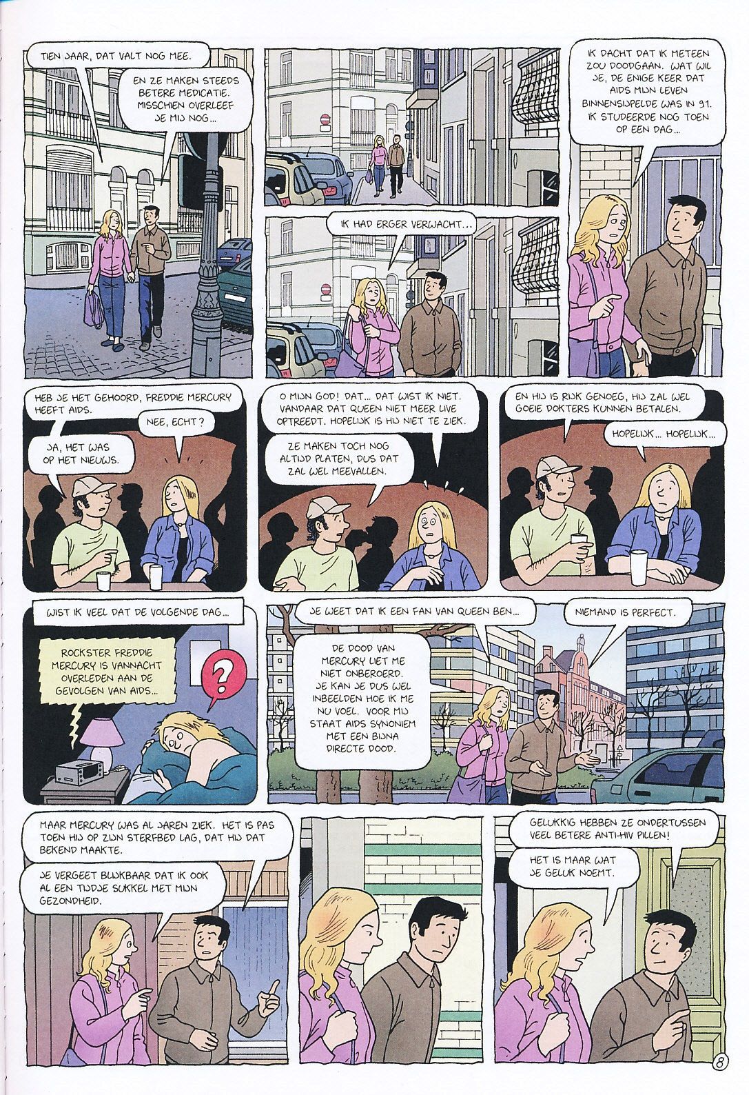 Positief (Dutch) Een wat serieuzer stripverhaal van Tom Bouden 10