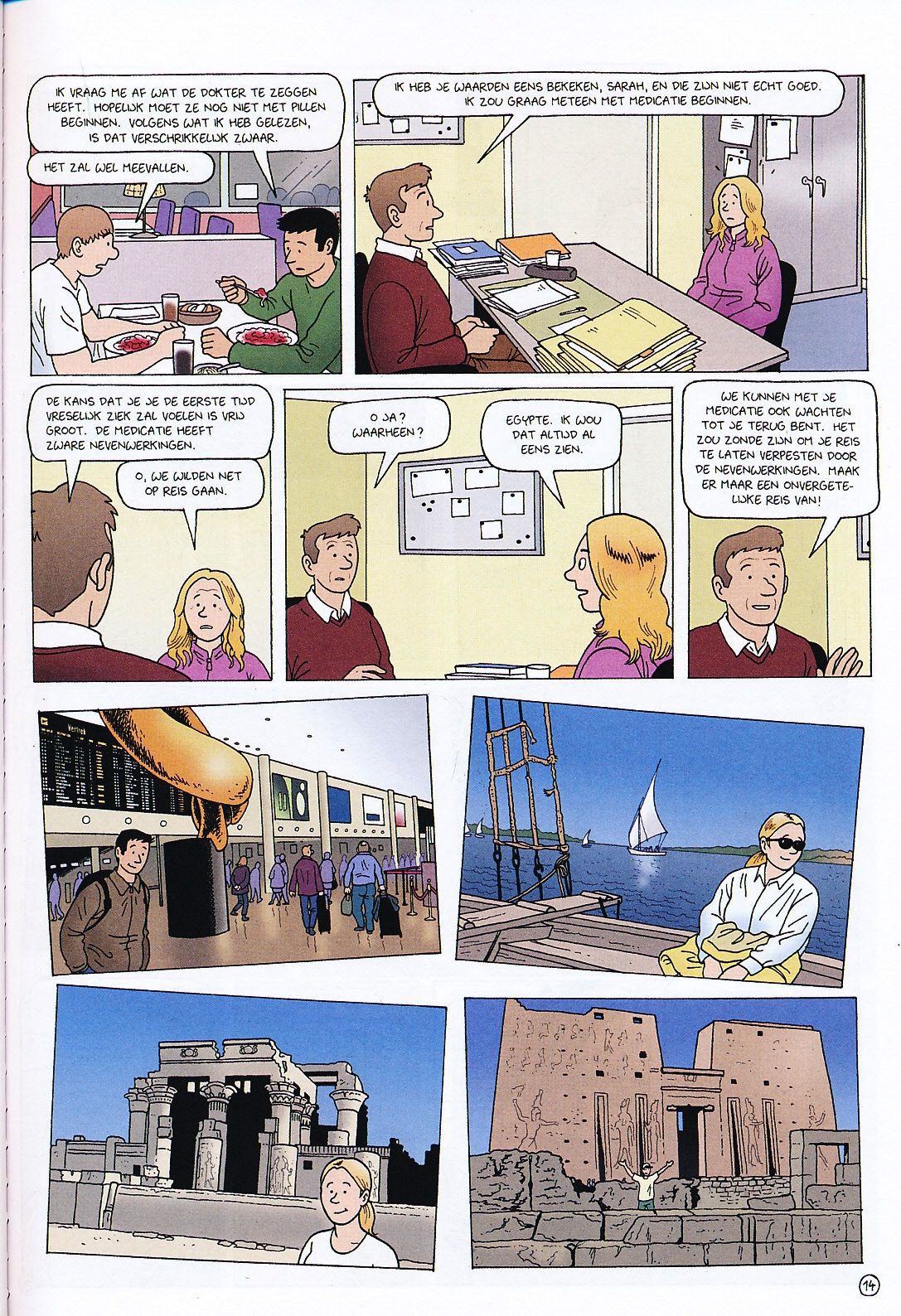 Positief (Dutch) Een wat serieuzer stripverhaal van Tom Bouden 16