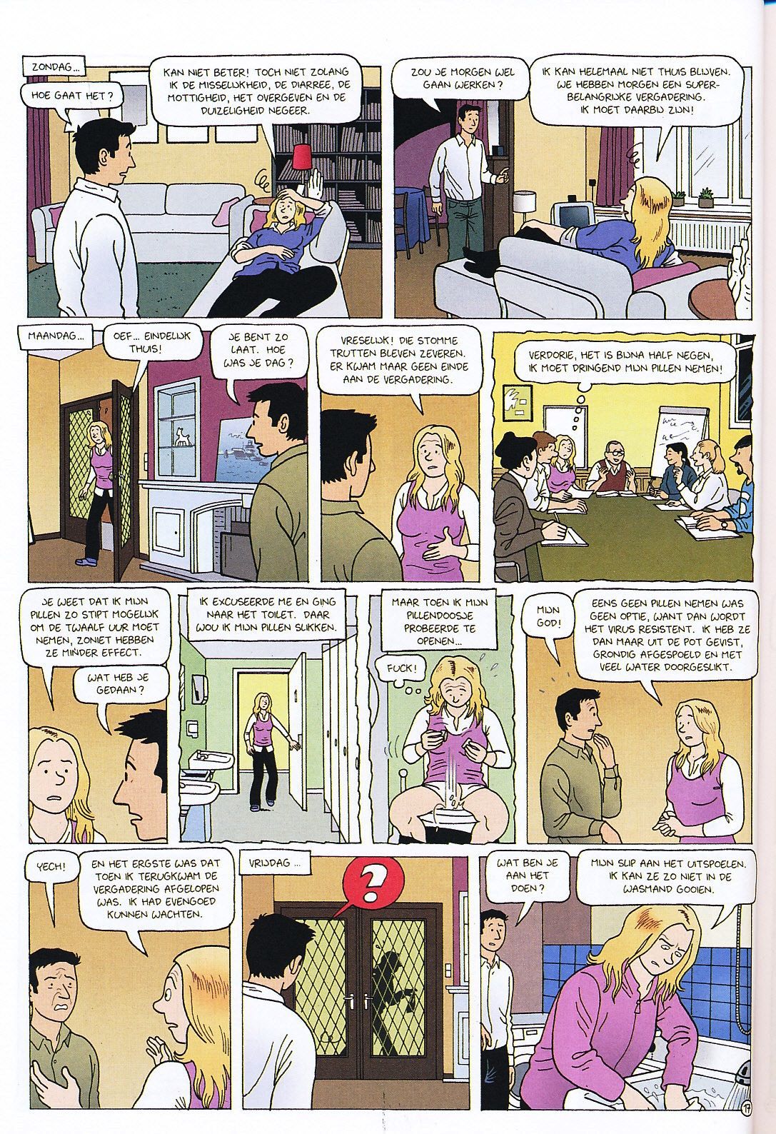 Positief (Dutch) Een wat serieuzer stripverhaal van Tom Bouden 19