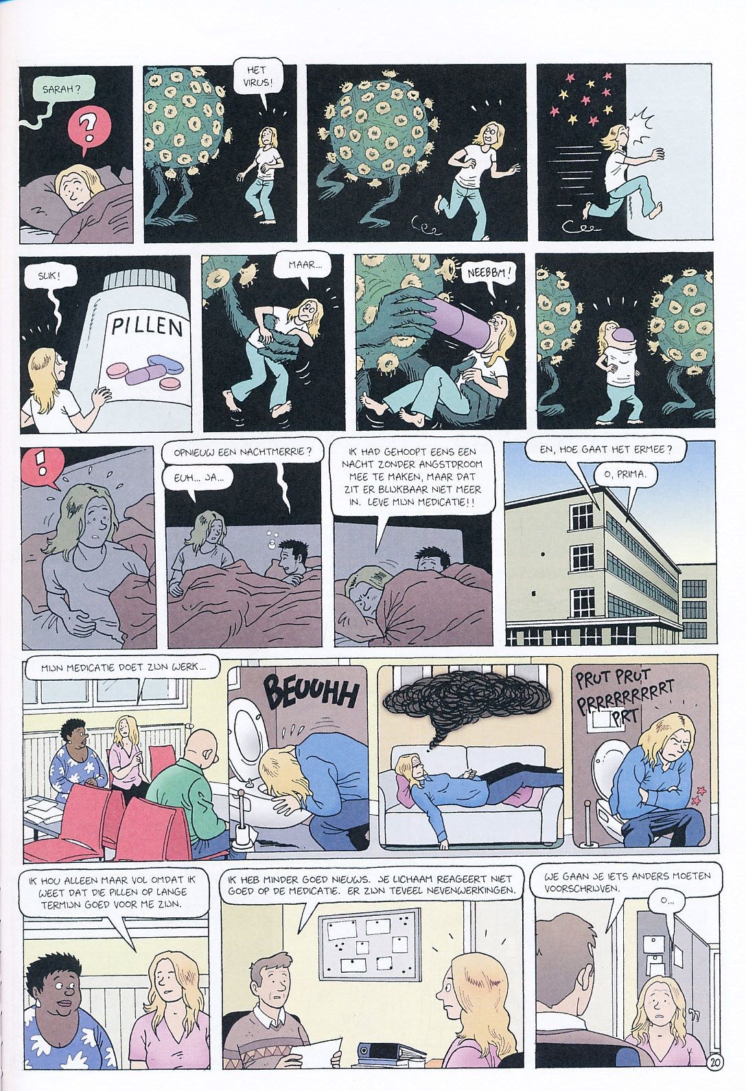 Positief (Dutch) Een wat serieuzer stripverhaal van Tom Bouden 22