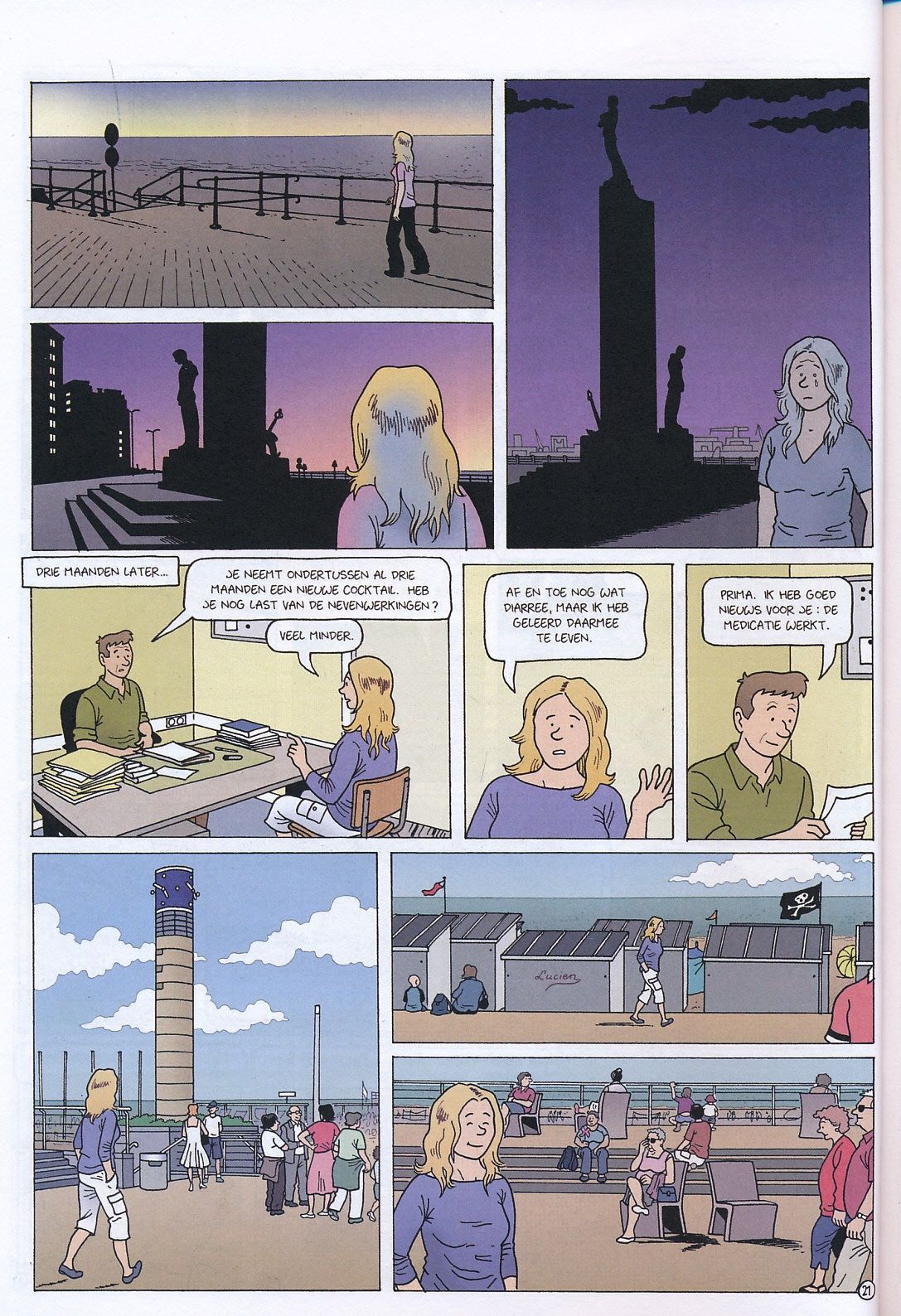 Positief (Dutch) Een wat serieuzer stripverhaal van Tom Bouden 23