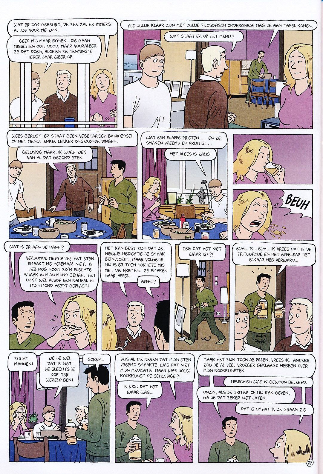 Positief (Dutch) Een wat serieuzer stripverhaal van Tom Bouden 29