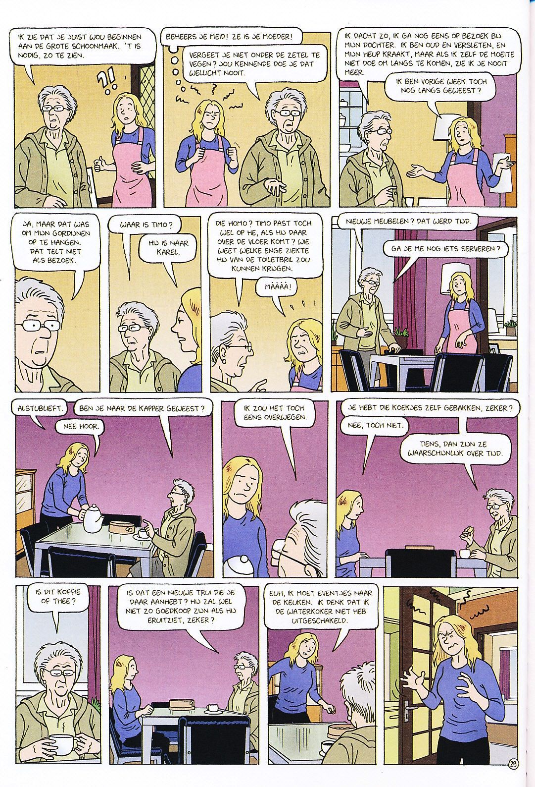 Positief (Dutch) Een wat serieuzer stripverhaal van Tom Bouden 31