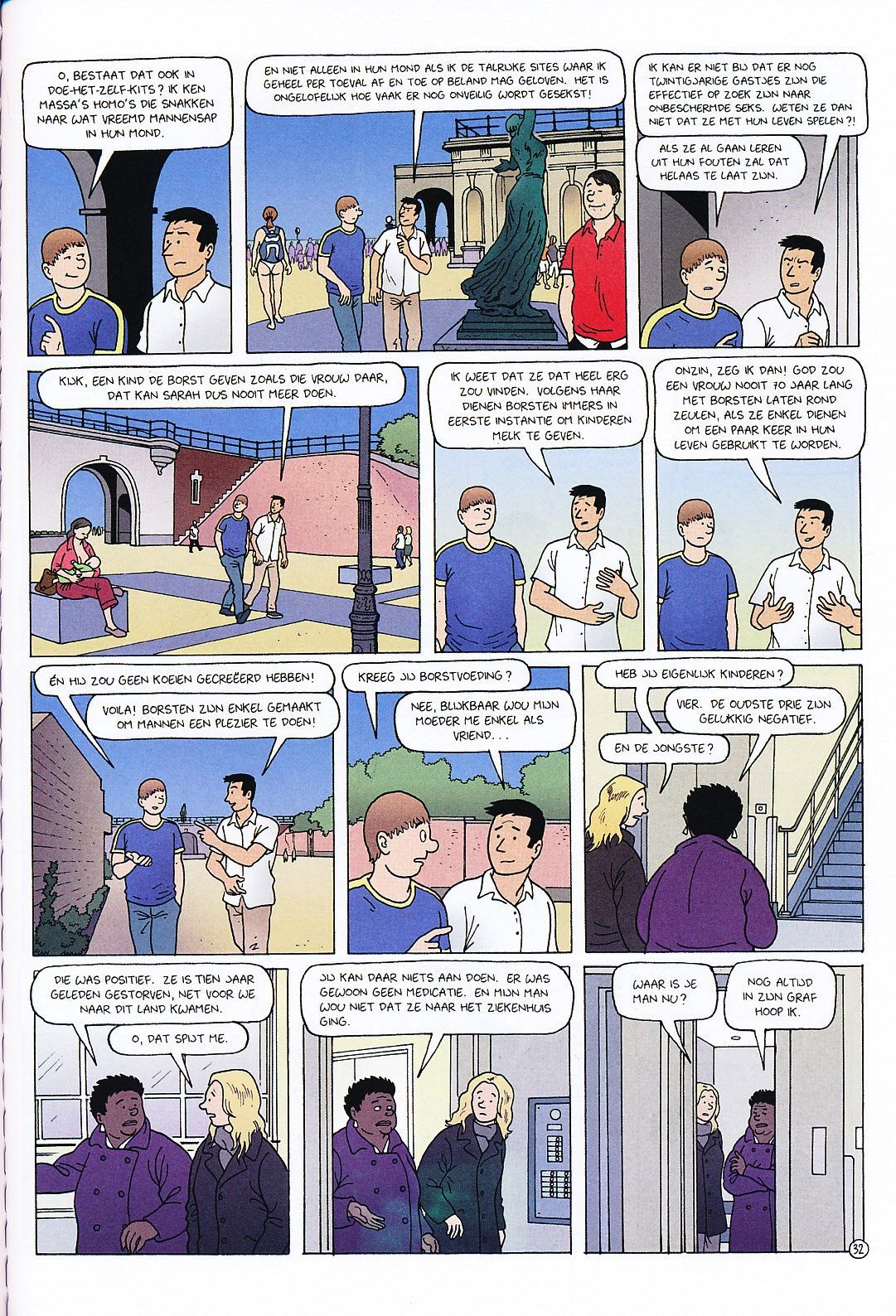 Positief (Dutch) Een wat serieuzer stripverhaal van Tom Bouden 34