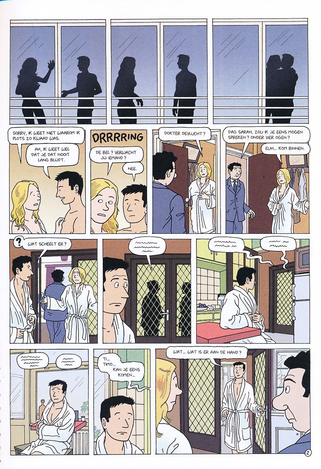 Positief (Dutch) Een wat serieuzer stripverhaal van Tom Bouden 4