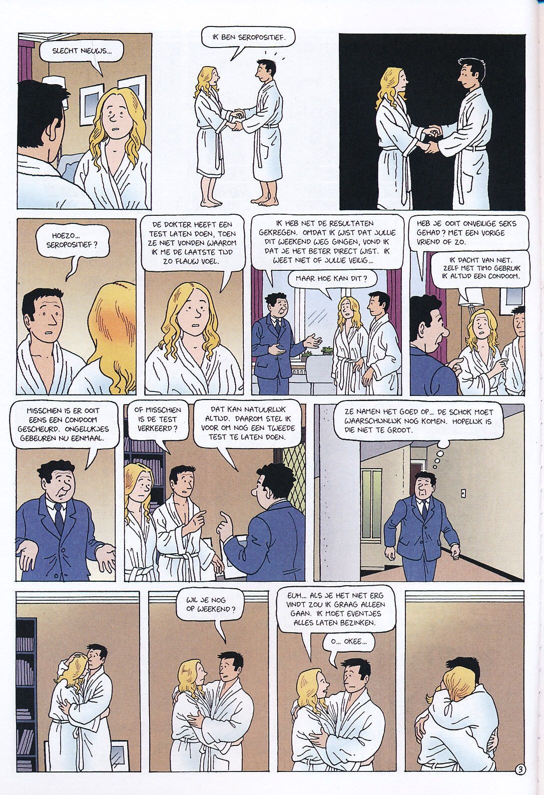 Positief (Dutch) Een wat serieuzer stripverhaal van Tom Bouden 5