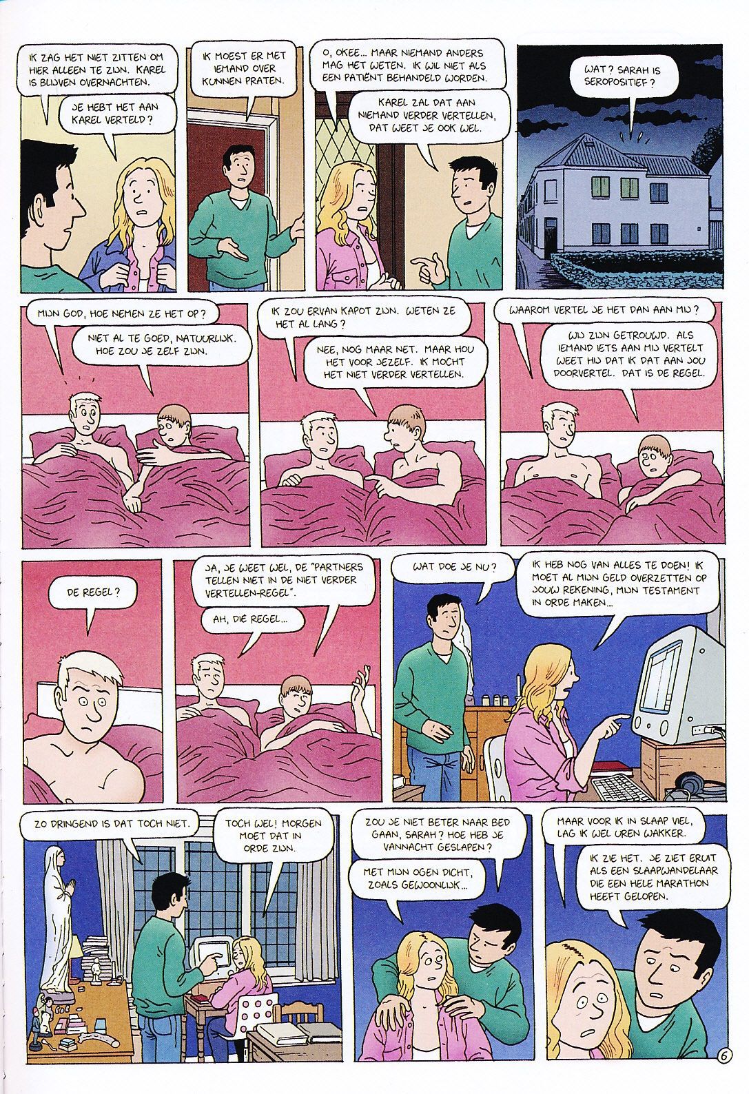 Positief (Dutch) Een wat serieuzer stripverhaal van Tom Bouden 8