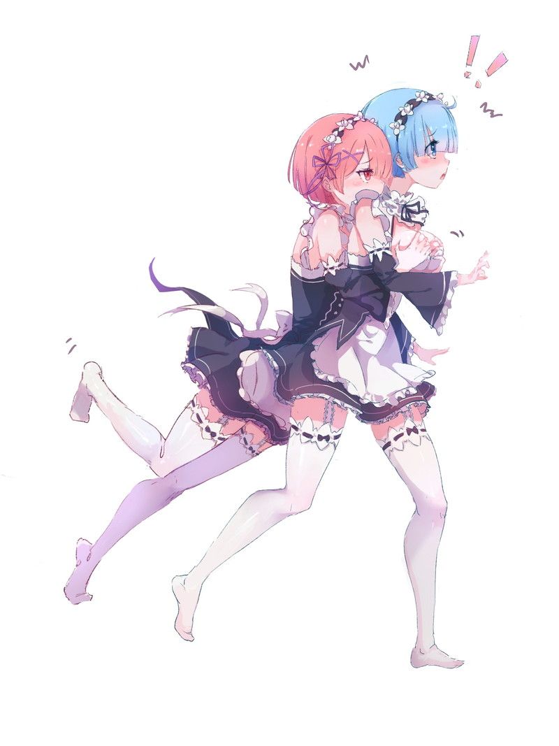 [異世界生活 which Re begins from zero] put the lamb of the twins maid and a too beautiful illustration of the rem 9