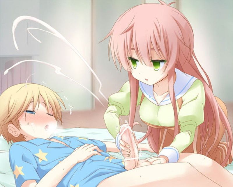 [おね ショタ] the second eroticism image made hand コキ passes through ショタチンポ to an older sister 41