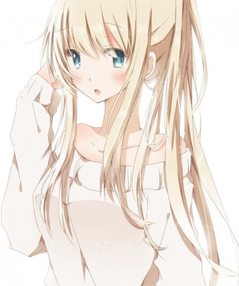 [the second] Please give me the illustration which is the attractiveness of the blond beautiful girl! 4