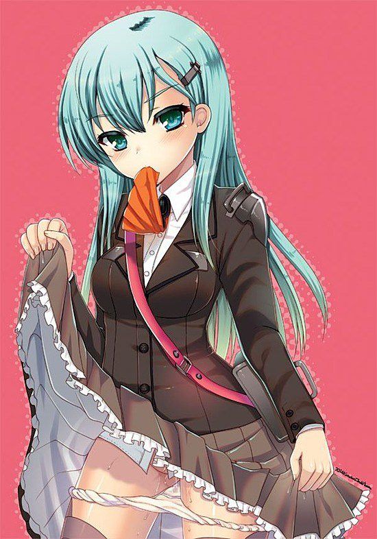 Is there the image that warship this / Suzuya becomes erotic? 17
