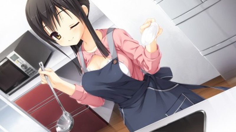 [the second] Eroticism image www to feel domestic Eros cooking with a nude apron 21