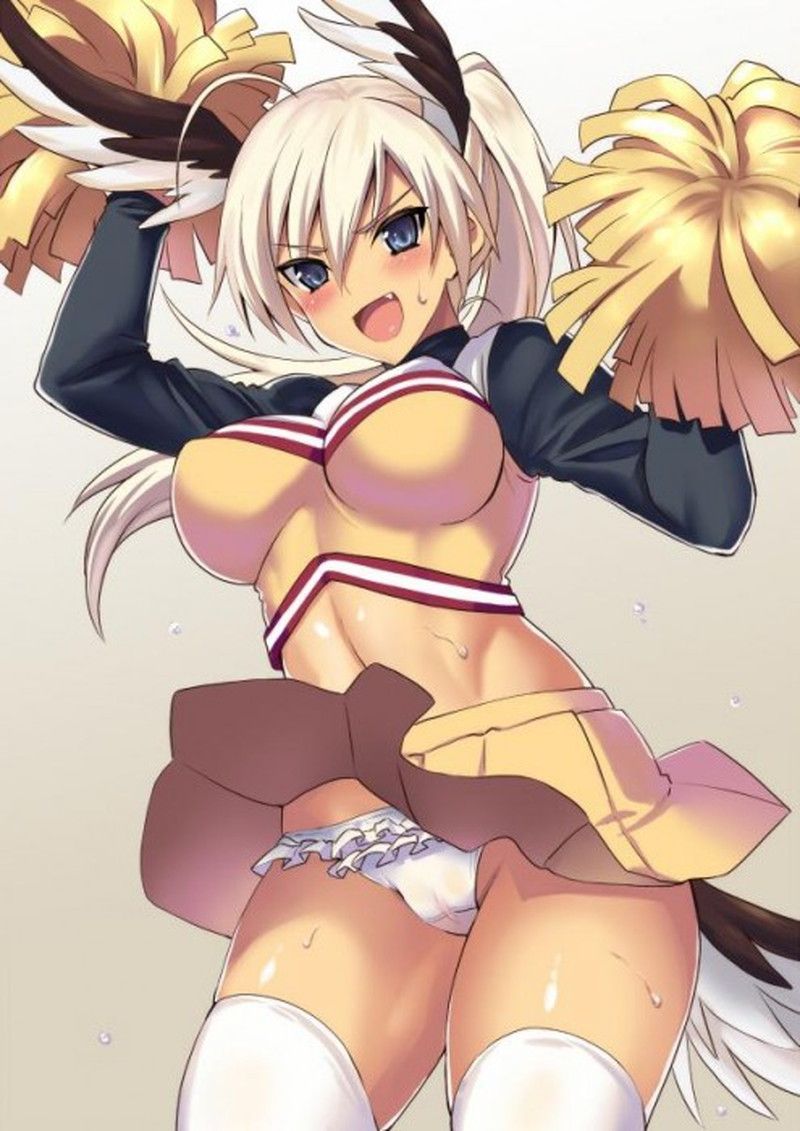 [the second] Give the image of the breast too erotic cheer leader who support while shaking it; www [big breasts] 16
