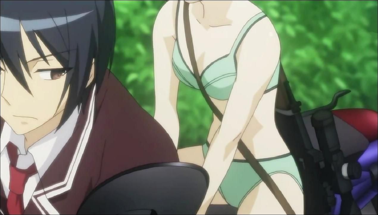 Slightly erotic GIF animated cartoon & image of the aria [the tenth] aria of the scarlet bullet 8