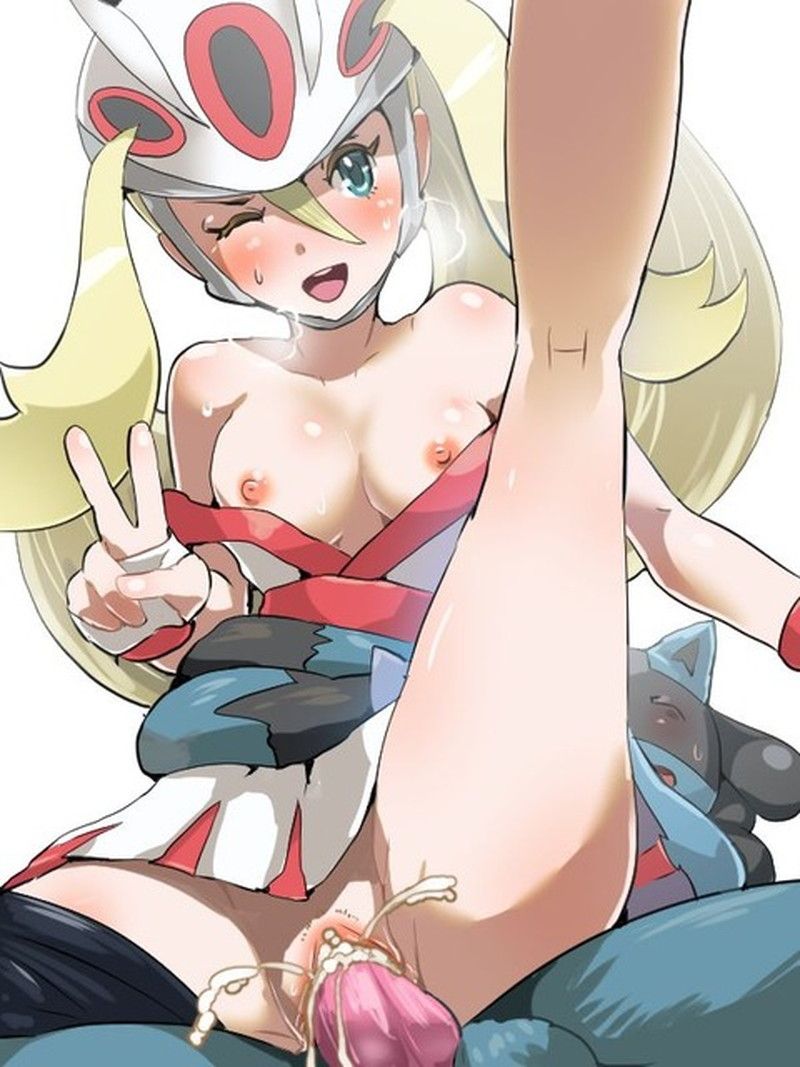 [Pokemon] an eroticism image of the コルニ which ポニテ has a cute 14