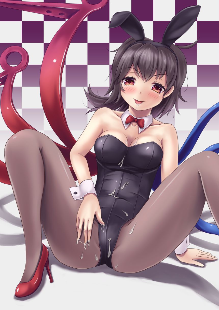 [the second] Please give me the eroticism image of the bunny girl of whip whip black tights! 10