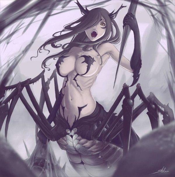 [inhumanity] Arachne, the eroticism image of the monster daughter of the spider! 1