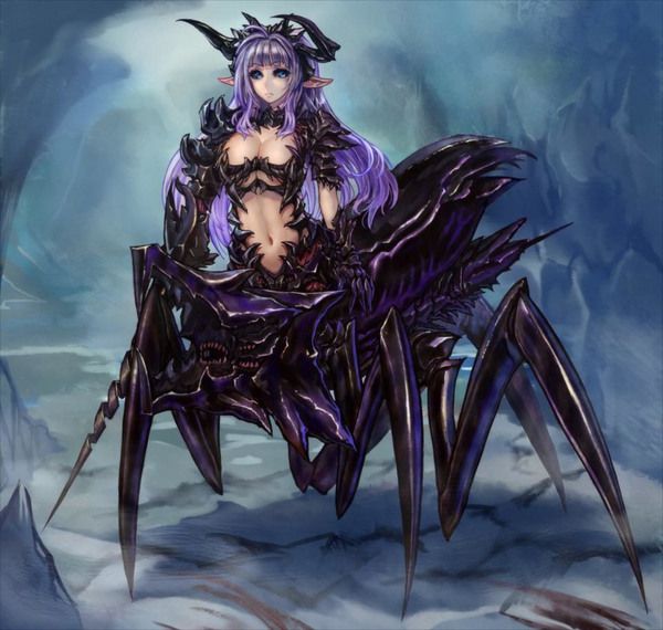 [inhumanity] Arachne, the eroticism image of the monster daughter of the spider! 6
