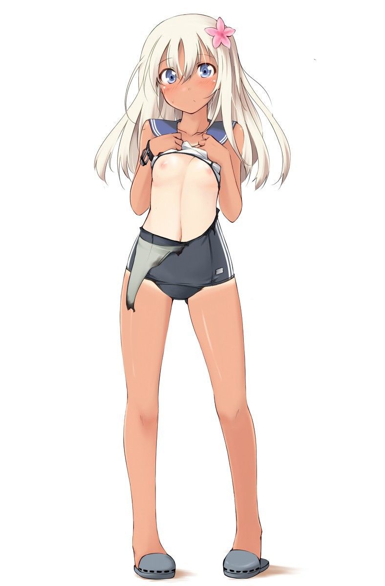 [the second] The SUQQU water sunburn daughter of warship this (fleet これくしょん), ロリエロ image summary of 呂 500, also known as the low No. 13 [20 pieces]! 2