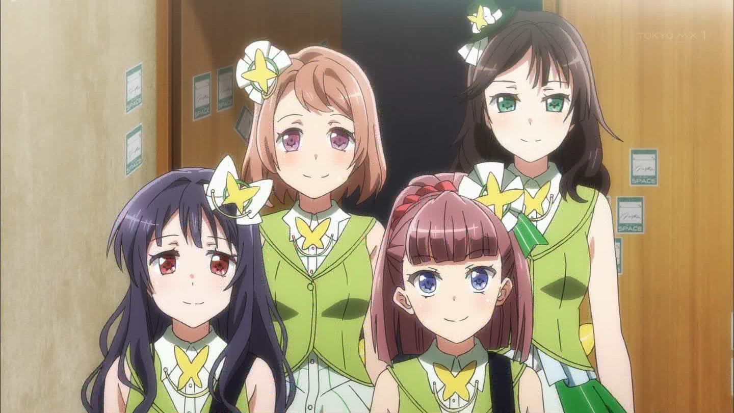 [the last inning] "BanG Dream is" (band re-!) 13 episodes, the animated cartoon which proved the thing called the famous tune shiningly in the star to break it though was a normal work of the advertising! 5