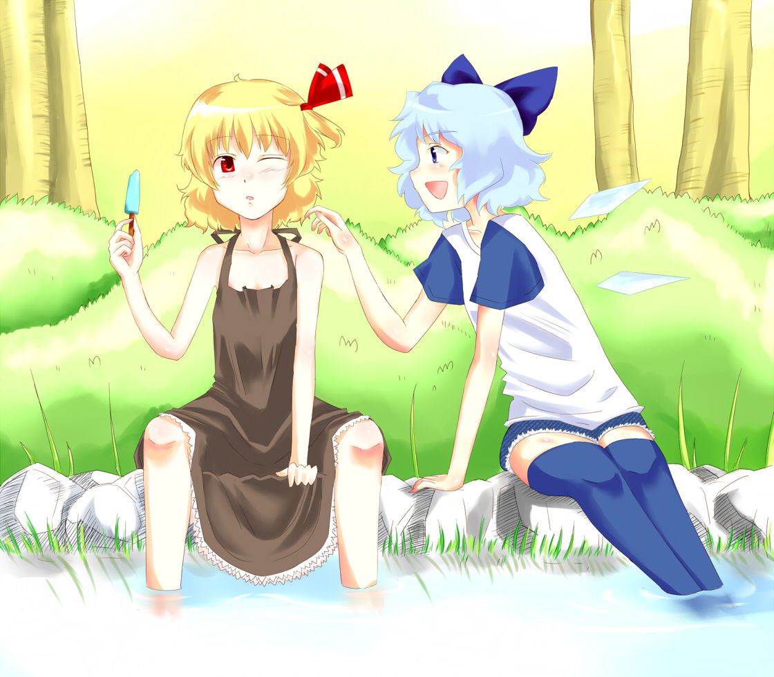 50 pieces of images of the roux till (ルーミア ☓ チルノ) 15