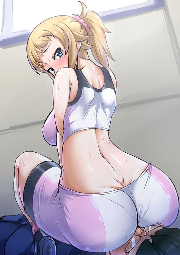 Please give me the illustration that Gundam build fighters try / Hoshino フミナ becomes erotic! 4
