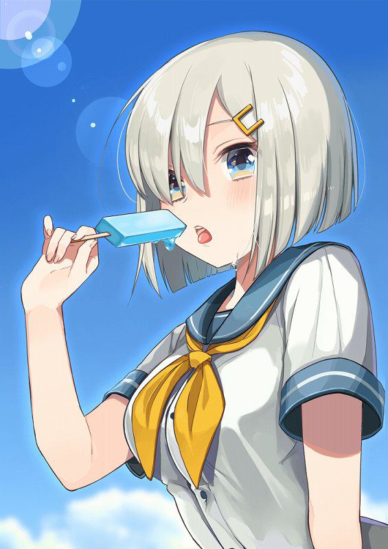 The second daughter who has the ice which gathered in カチンコチン in her mouth is eroticism phosphorus ぬ 23