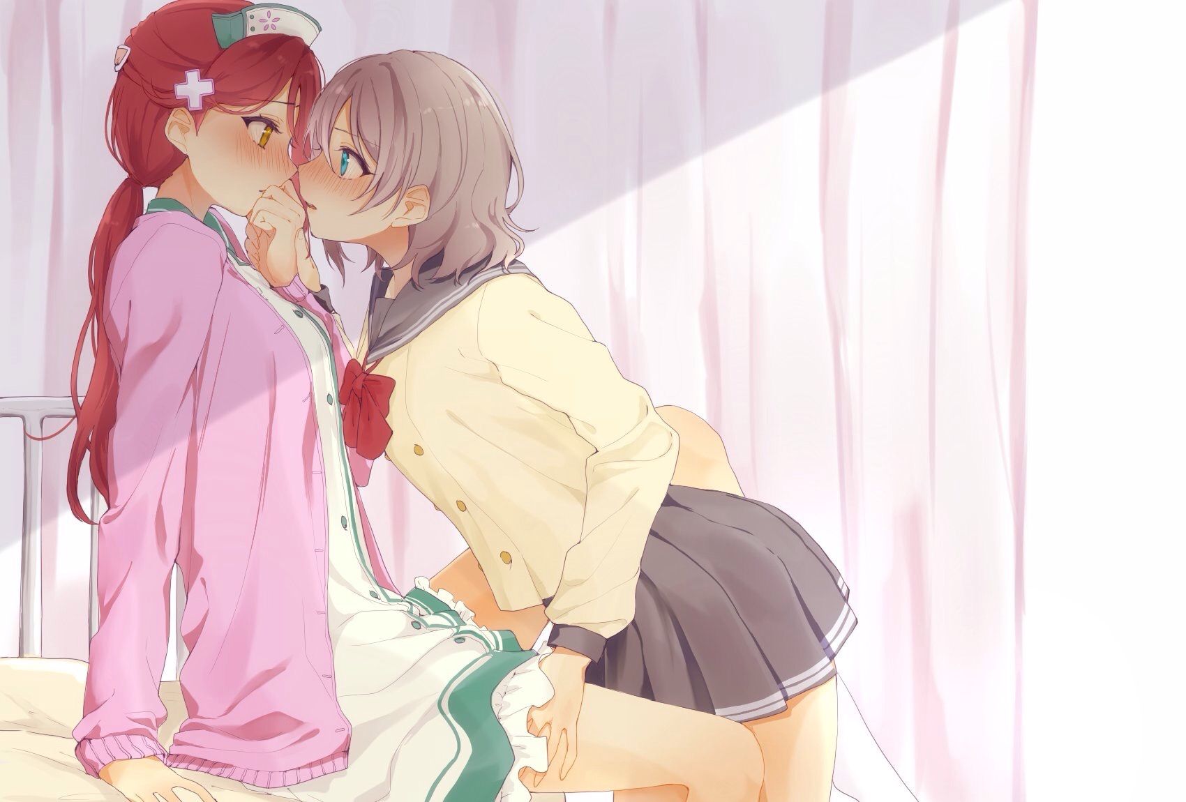 "A love live 曜 wwwwww (there is an image) of the patient sexually harassing sunshine" pretty over nurse Riko 4