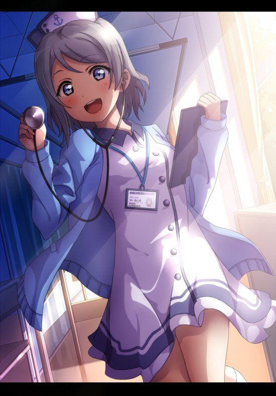 "A love live 曜 wwwwww (there is an image) of the patient sexually harassing sunshine" pretty over nurse Riko 5
