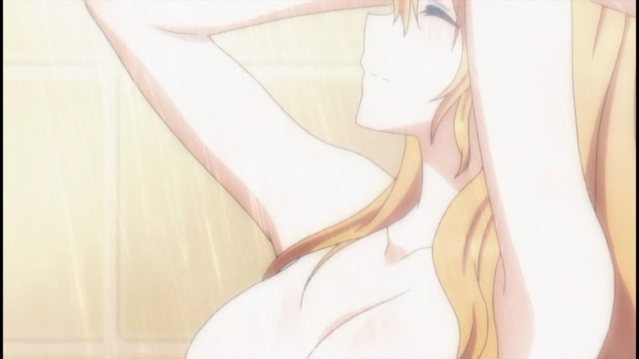 The eroticism scene including the breast that the girl is erotic in animated cartoon "armament girl Machiavellism" three episodes and the naked figure 4