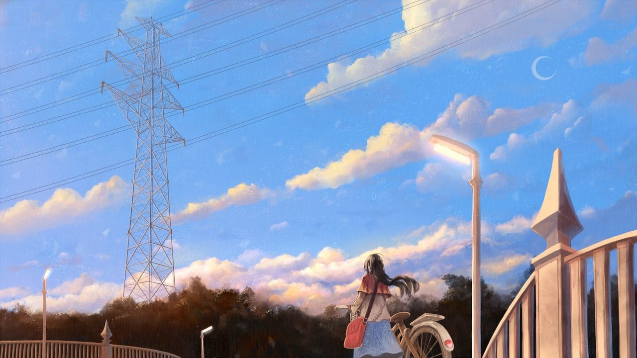 [the second] Second image 3 [non-eroticism] which a blue sky is refreshing, and is clean 18