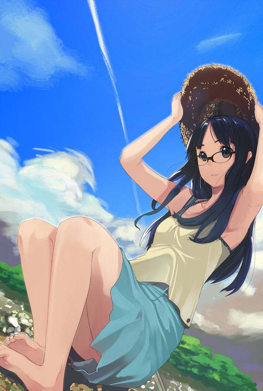[the second] Second image 3 [non-eroticism] which a blue sky is refreshing, and is clean 25