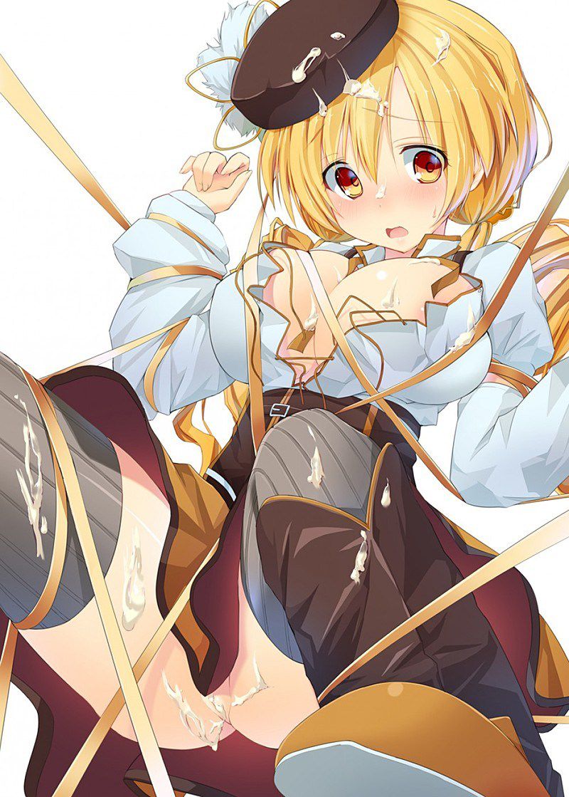 Eroticism image of Mami Tomoe having a cute whip whip full of magic girl window or the マギカ / sexual feeling 25