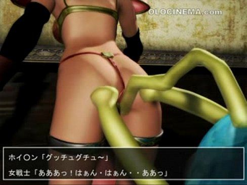 [3D eroticism animated cartoon] - eroticism animated cartoon capture image that is violated feeler omission ○ ぽに, and ド ○ クエドスケベ woman soldier is trained 5