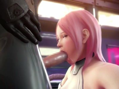 [3D] Large-breasted beautiful woman - eroticism animated cartoon capture image which is violated by the boss who is reorganized by an alien, and became a feeler creature 2