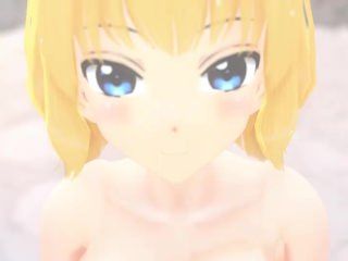 It is イチャラブ H - eroticism animated cartoon capture image in eroticism animated cartoon animation "3D" Alice and a hot spring 6