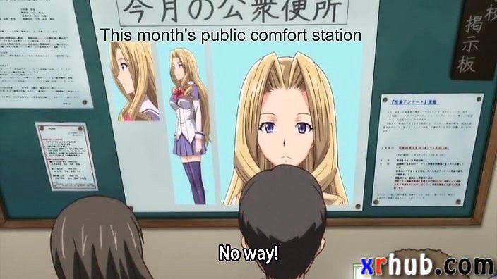 Anime Student Council President is a public toilet! Mouth bear this, anal and wizards of Waverly place in one week more than 400 students Chin po cum accepting meat urinal! -Anime image capture 2