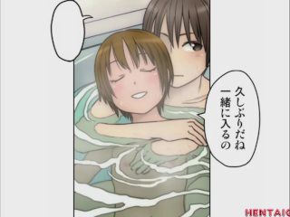 [Loli anime JS] incest & sister's friend and capture image of anal sex - anime 3