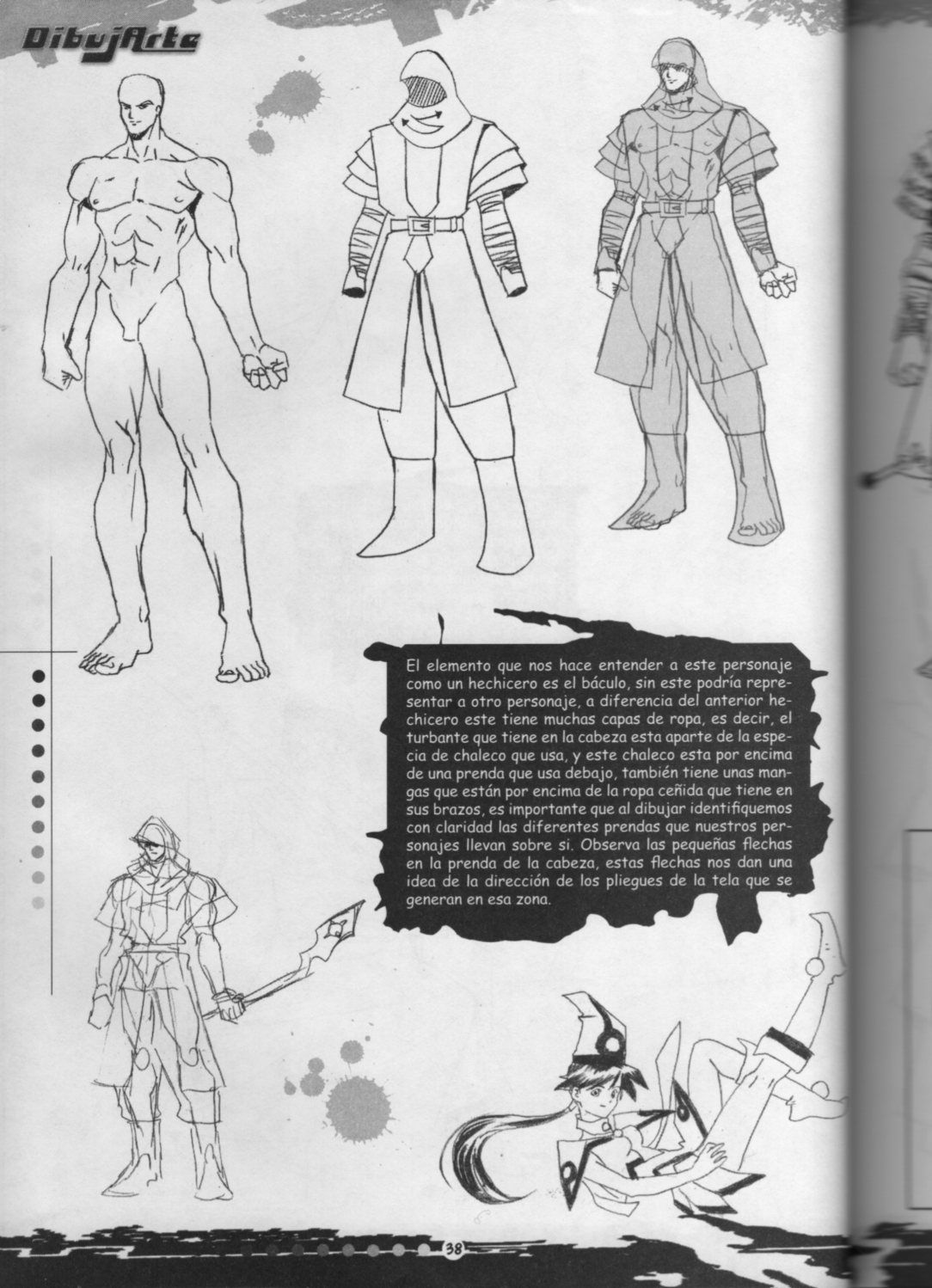 DibujArte Epecial Manga #18/20 - Armas armaduras y Personajes fantasticos [Spanish] 37