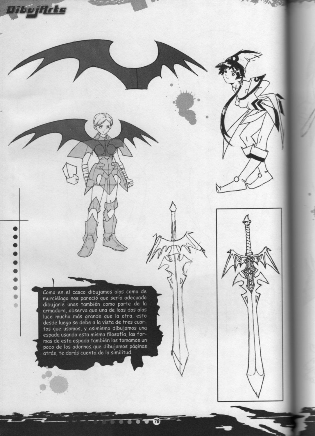 DibujArte Epecial Manga #18/20 - Armas armaduras y Personajes fantasticos [Spanish] 77